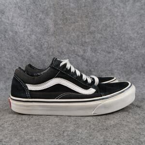 Vans Shoes Womens 5.5 Sneakers Old Skool Skate Casual Suede Canvas Black Lace Up